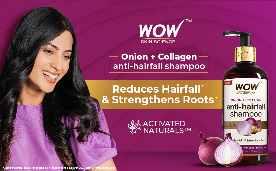 Onion Hairfall control shampoo with collagen 