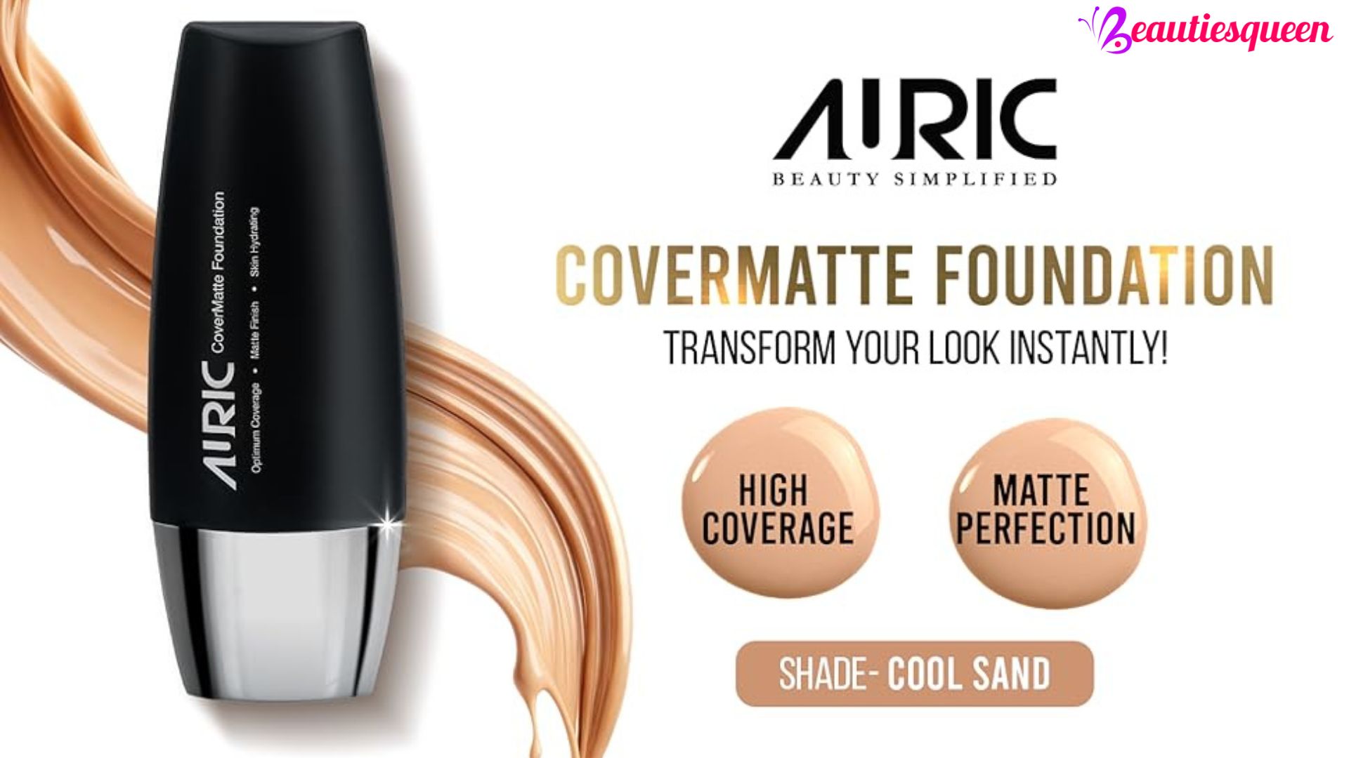 Auric CoverMatte Liquid Foundation: Honest Review Online Purchase Guide